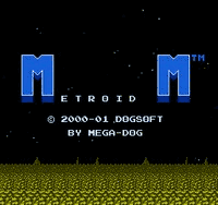 Metroid M Title Screen